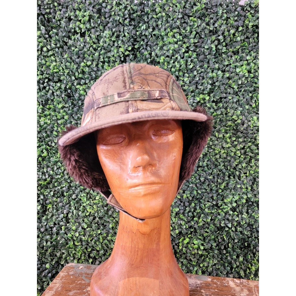 vtg 90s REALTREE WINTER HAT // camo  hunting hunter vintage cap outdoors hunter